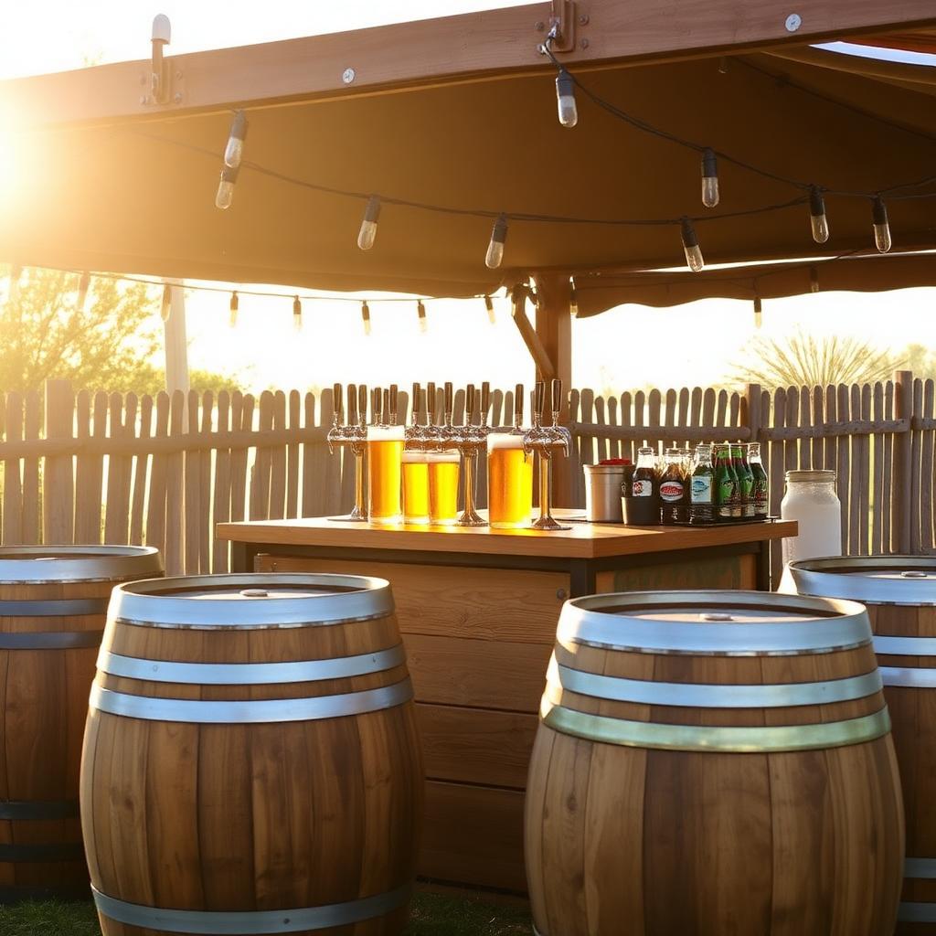 Mobiler Biergarten